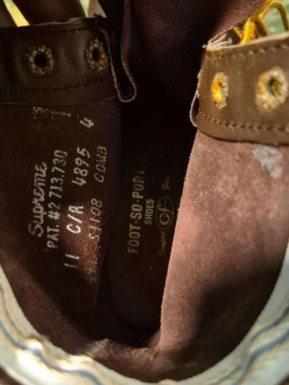 Supreme Brown Leather Work Boots with Tan Laces